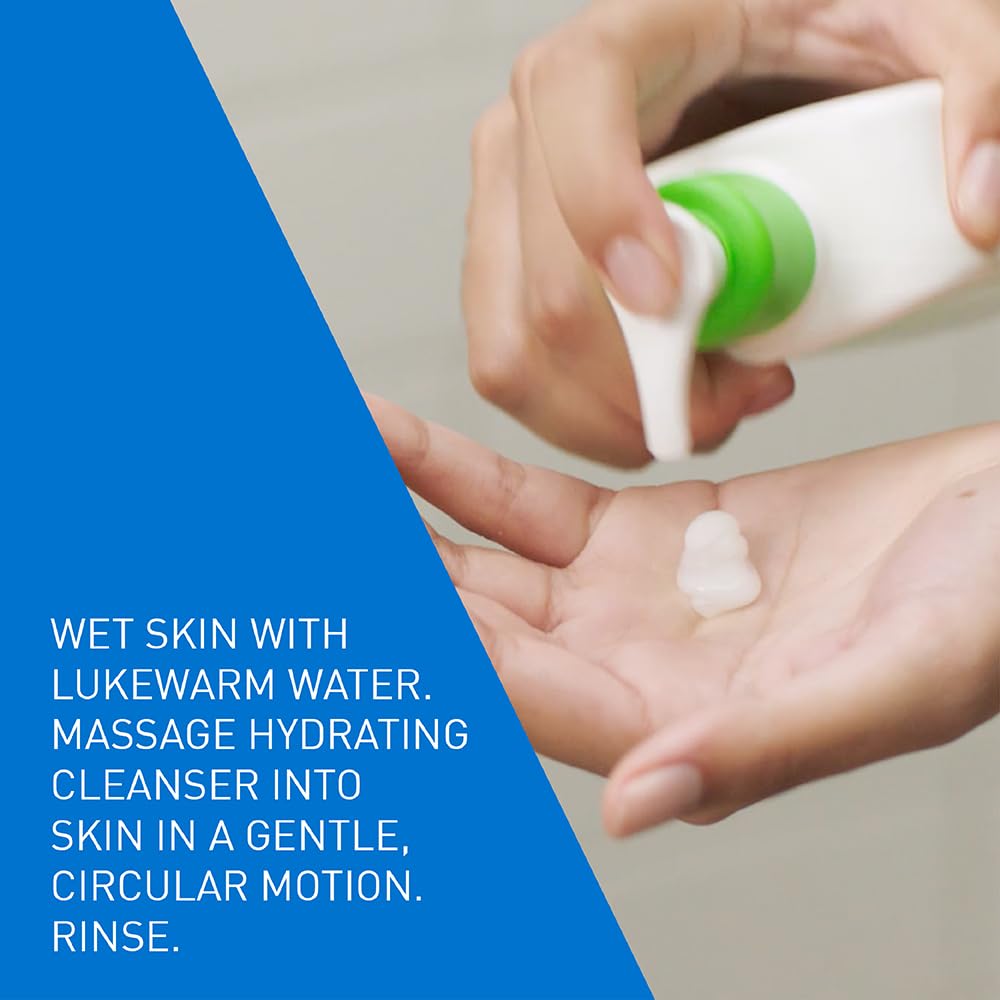 Cerave Fragrance Free Hydrating Cleanser For Normal To Dry Skin 236 ml