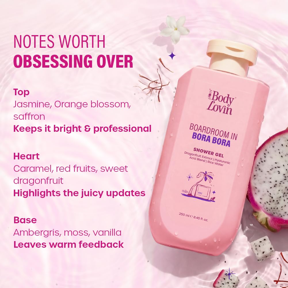 PLUM BODY LOVIN BOARDOOM IN BORA BORA SHOWER GEL