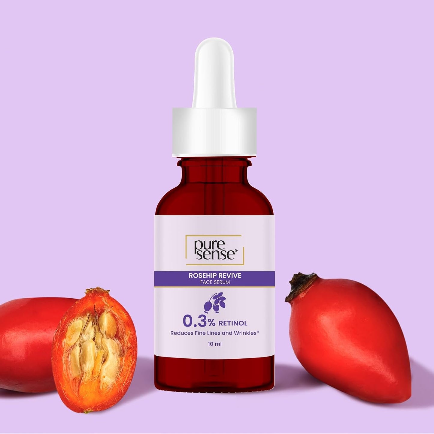 pure sense 0.3% RETINOL Rosehip & Papaya Face serum 10 ml