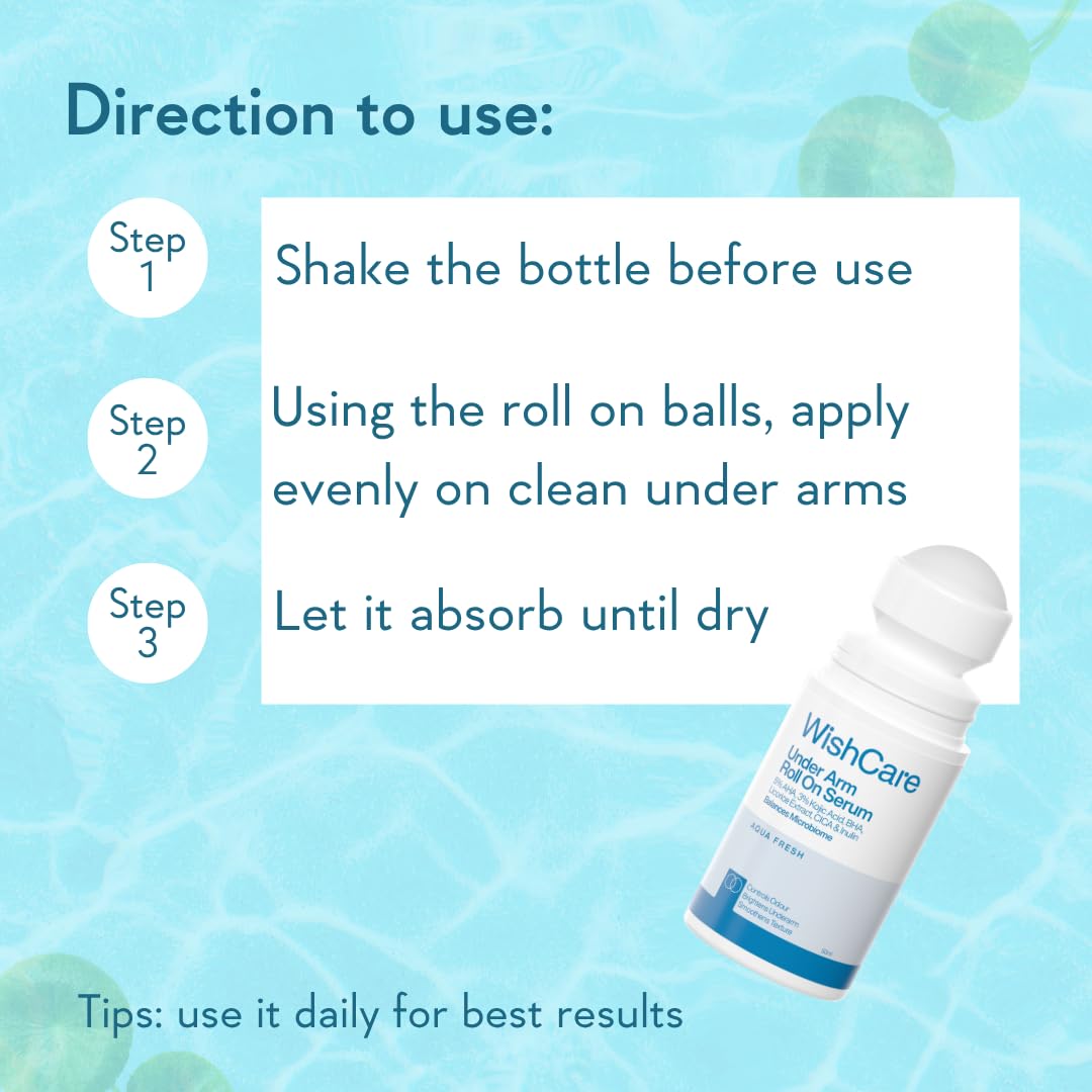WishCare Aqua Fresh Under Arm Roll On Serum 50 ml