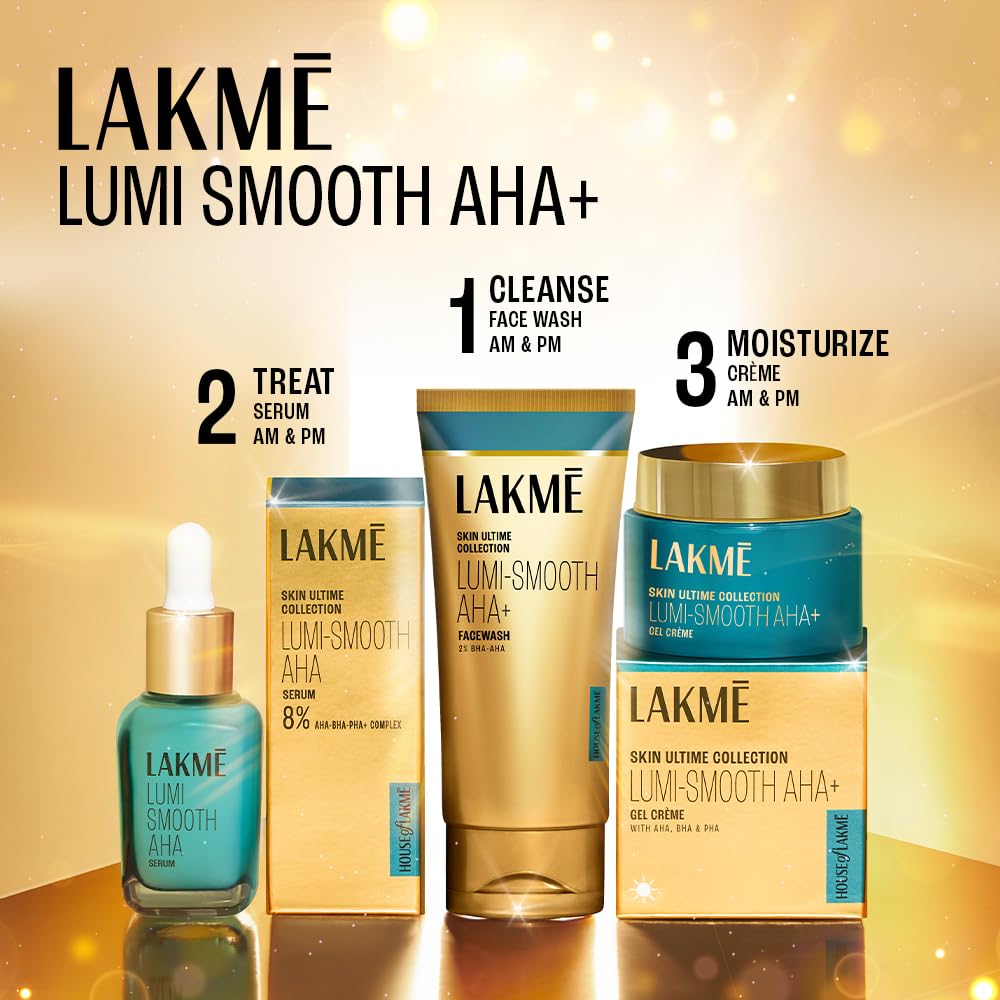 Lakme Lumi-Smooth Aha+ Bha Facewash