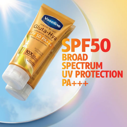 Vaseline HEALTHY BRIGHT Gluta-Hya SPF 50 PA+++ Serum-burst-sunscreen 40 ml