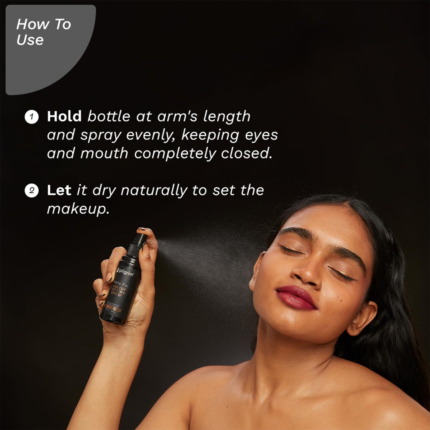 Pilgrim Insta Fix Makeup Setting Spray - Transparent 60 MILLI_LITRE