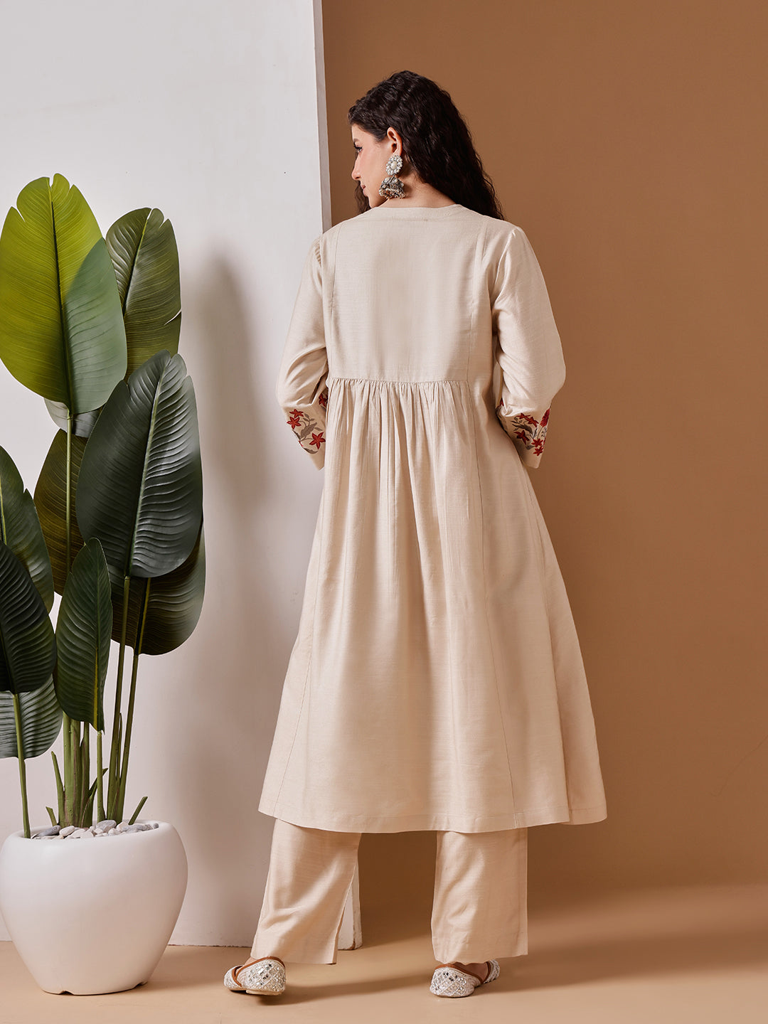 Barara Women's Cream Kurti