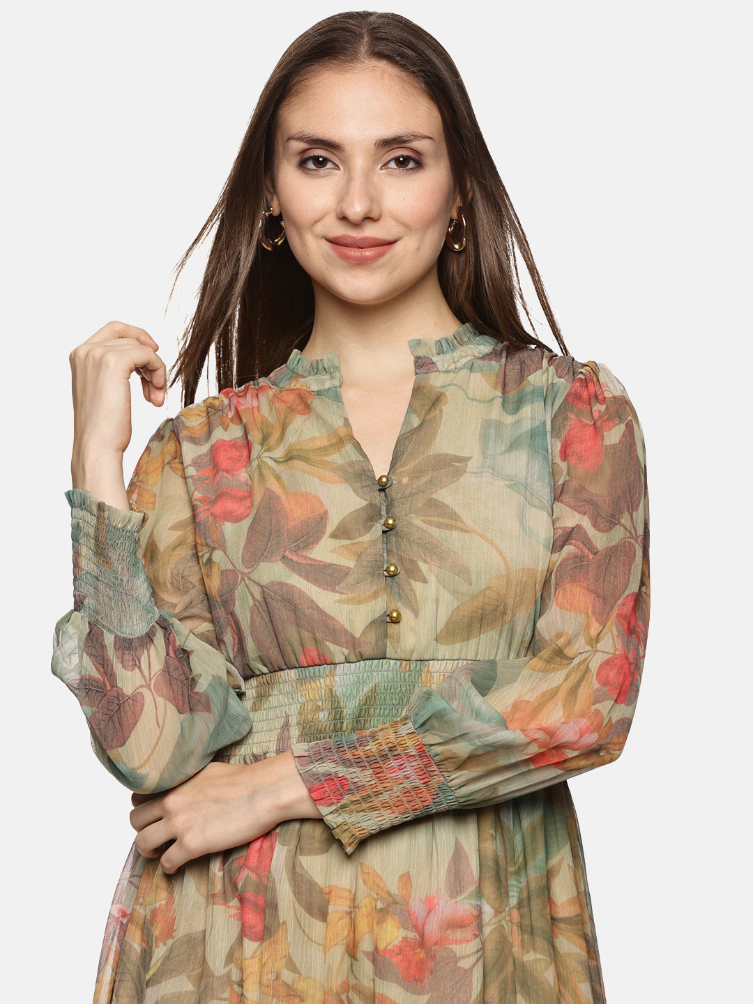 Buy full sleeve long dress for ladies