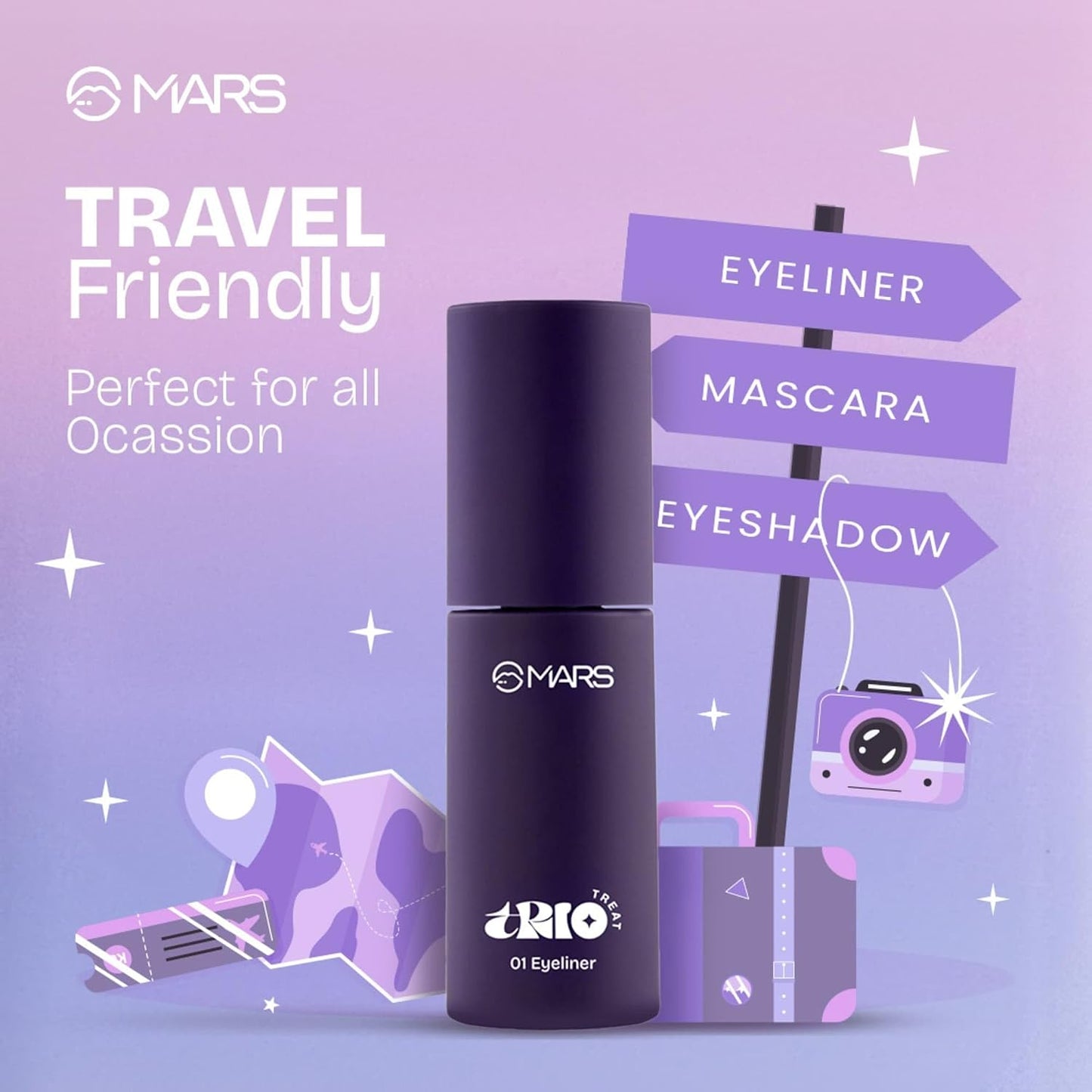 Mars Trio Treat Mascara - 02 24.5 GRAM