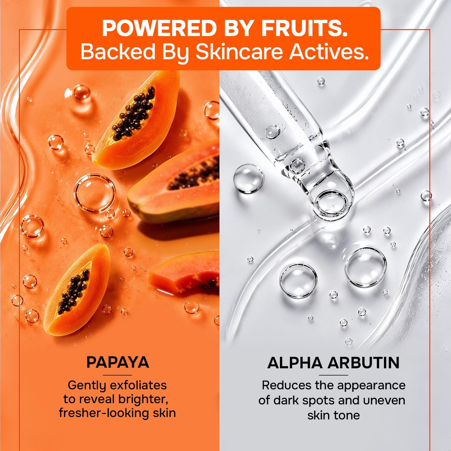 SWISS BEAUTY JUICY GLOW FACE WASH PAPAYA+ALPHA ARBUTIN