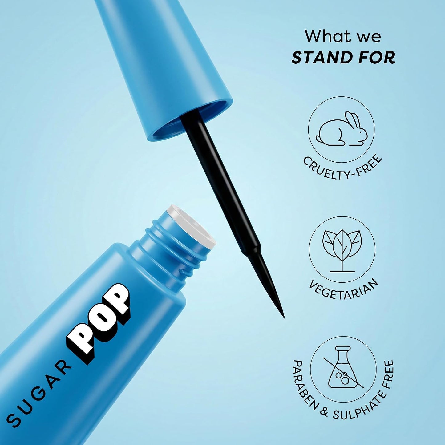 Sugar Pop Matte Eyeliner 01 , Highly Pigmented , Intense Matte , Smudge-Proof 4.5 MILLI_LITRE