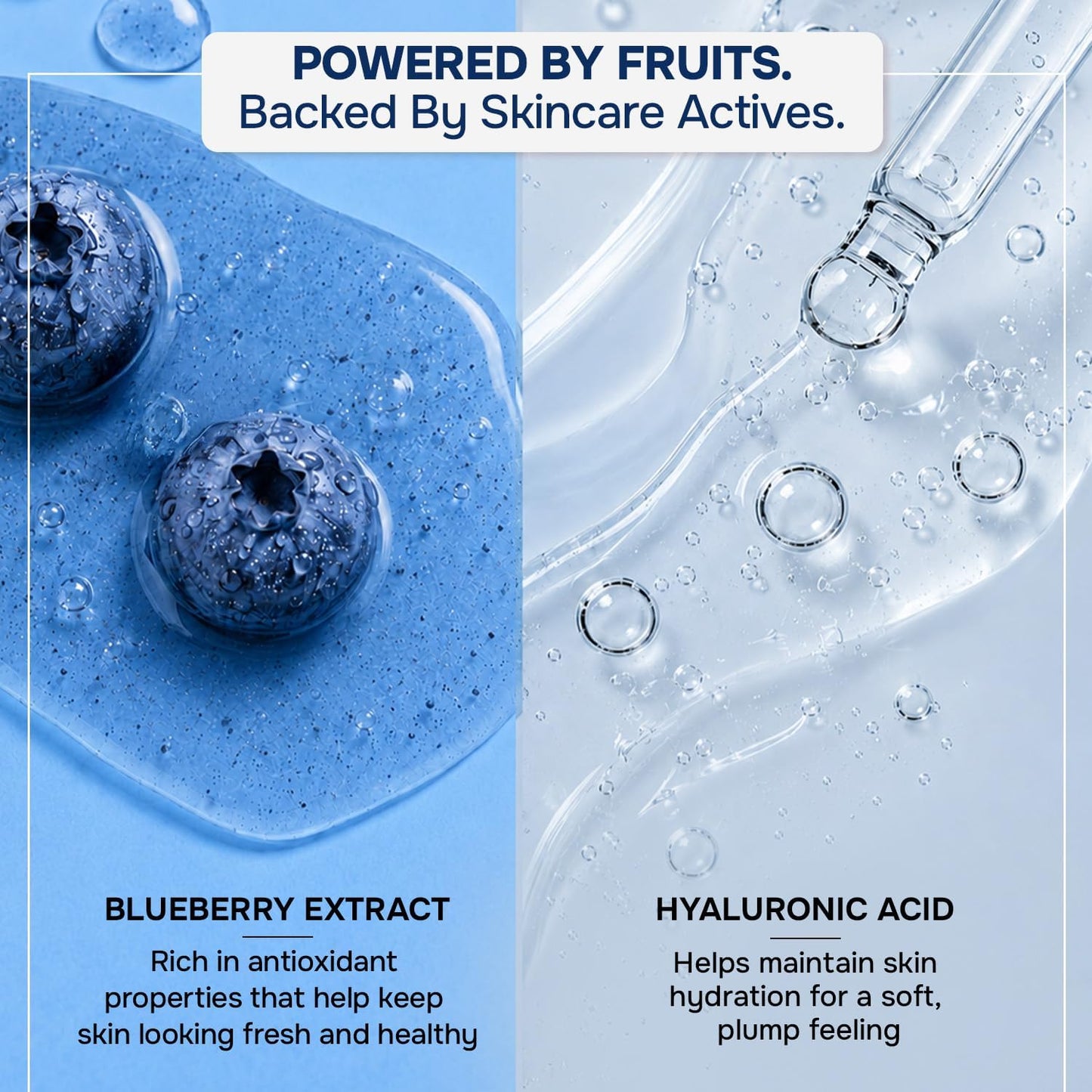 SWISS BEAUTY JUICY GLOW FACE WASH BLUEBERRY+HYALURONIC ACID