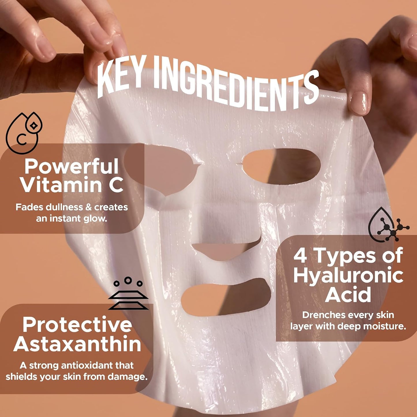 HILARY RHODA FACIAL SHEET MASK VIT-C
