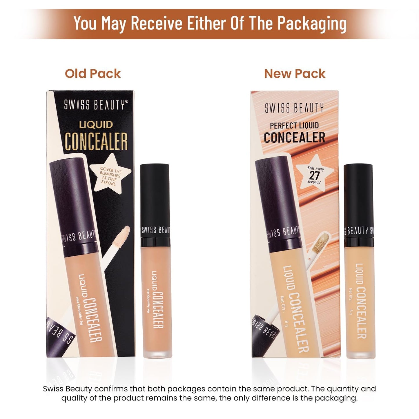 Swiss Beauty Liquid Light Weight Full Coverage With Matte Finish - Brown 6 g