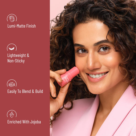 Swiss Beauty Cheek It Up Blush Buffed With Rose