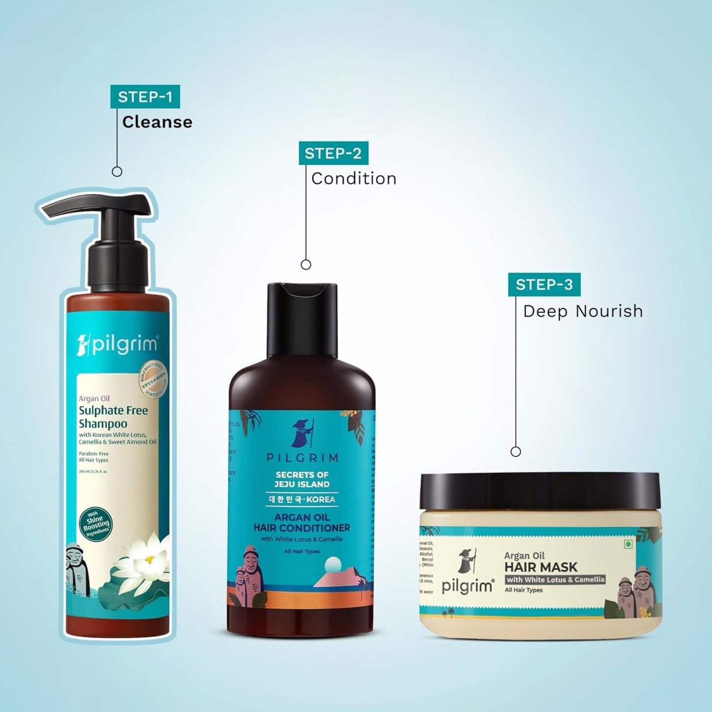Pilgrim Argan Oil Sulphate Free Shampoo 200 MILLI_LITRE