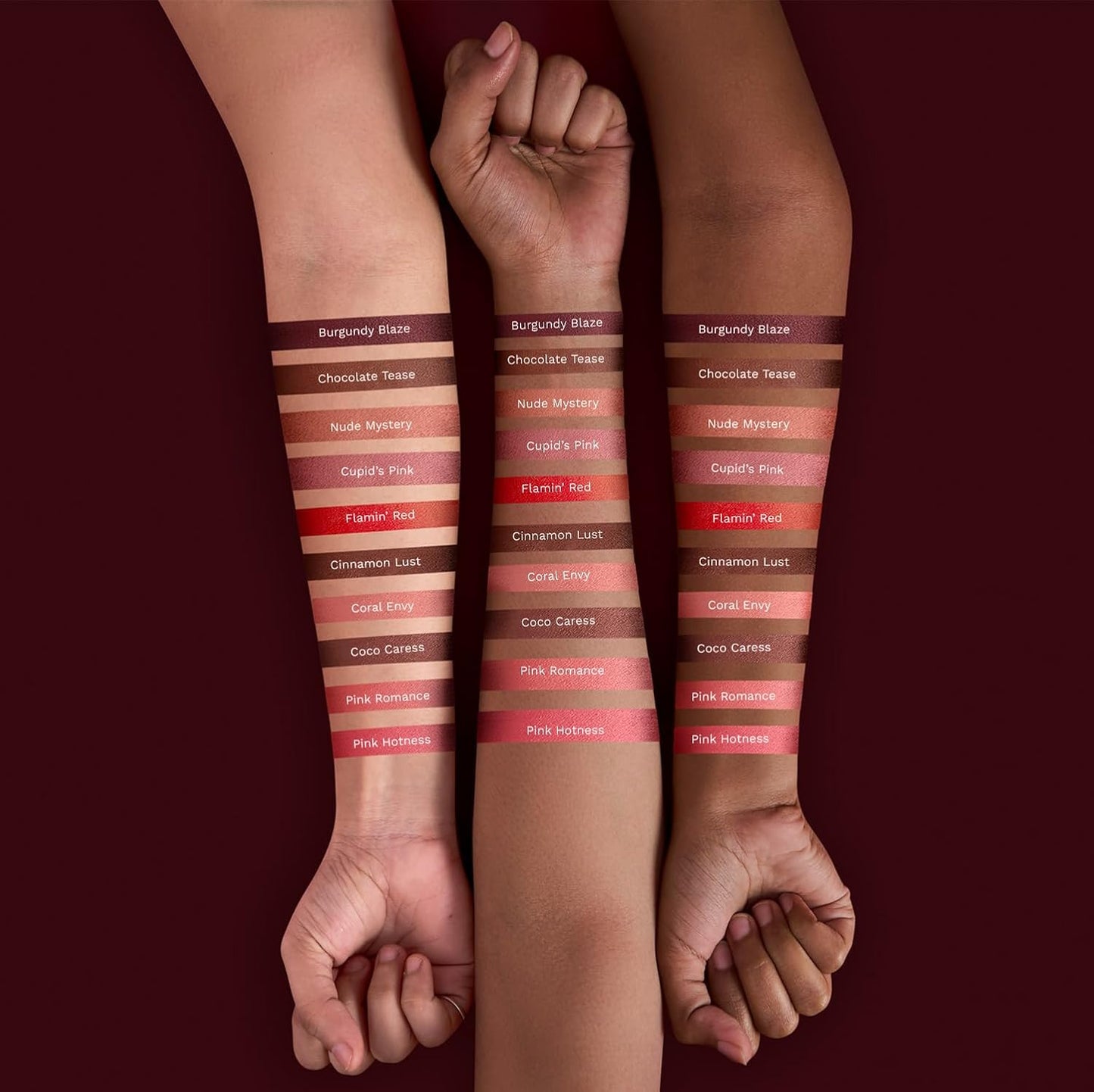 Pilgrim Matte Bullet Lipstick Intense Colour Transferproof & Smudgeproof Ruby Revolt-25 4.2 GRAM