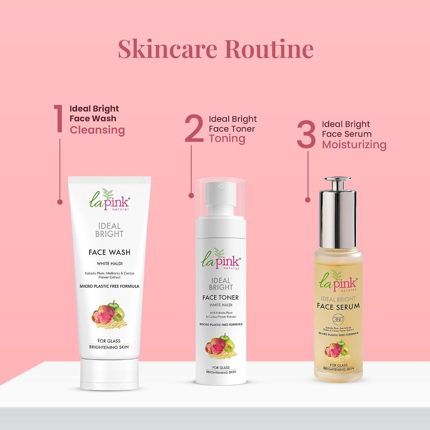 La Pink Ideal Bright 100% Microplastic Free Formula For Skin Brightening & Radiance Face Wash 100 g