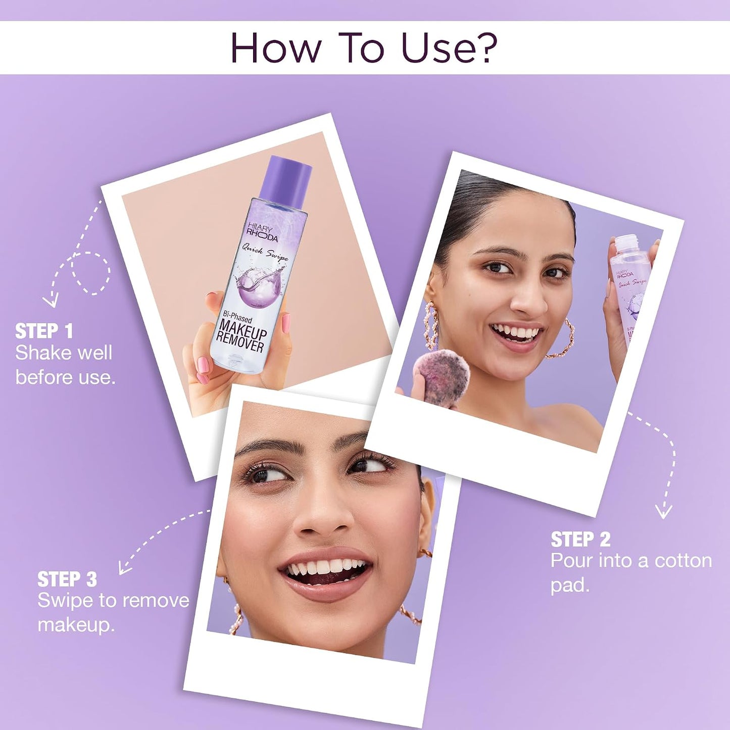 HILARY RHODA Quick Swipe Bi-Phased MAKEUP REMOVER 100 MILLI_LITRE