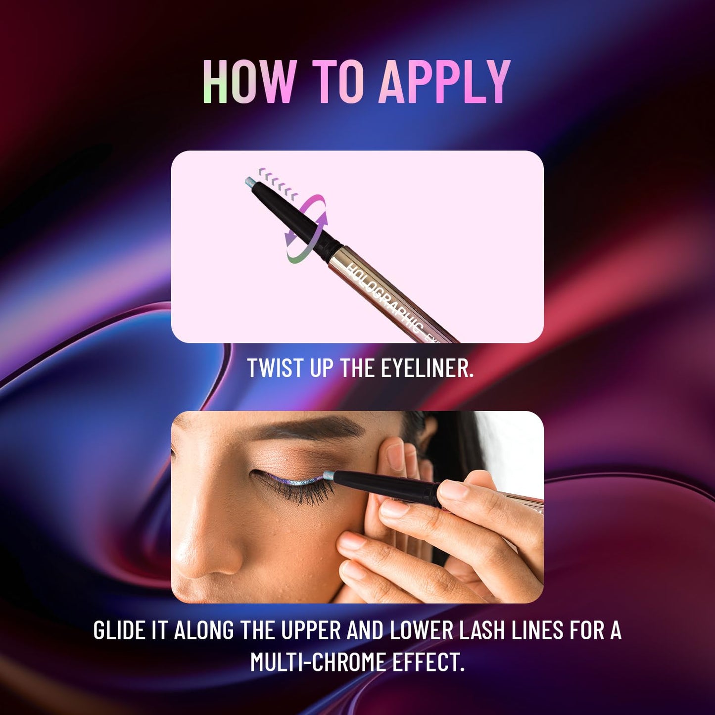 Swiss Beauty Holographic Eyeliner Nebula