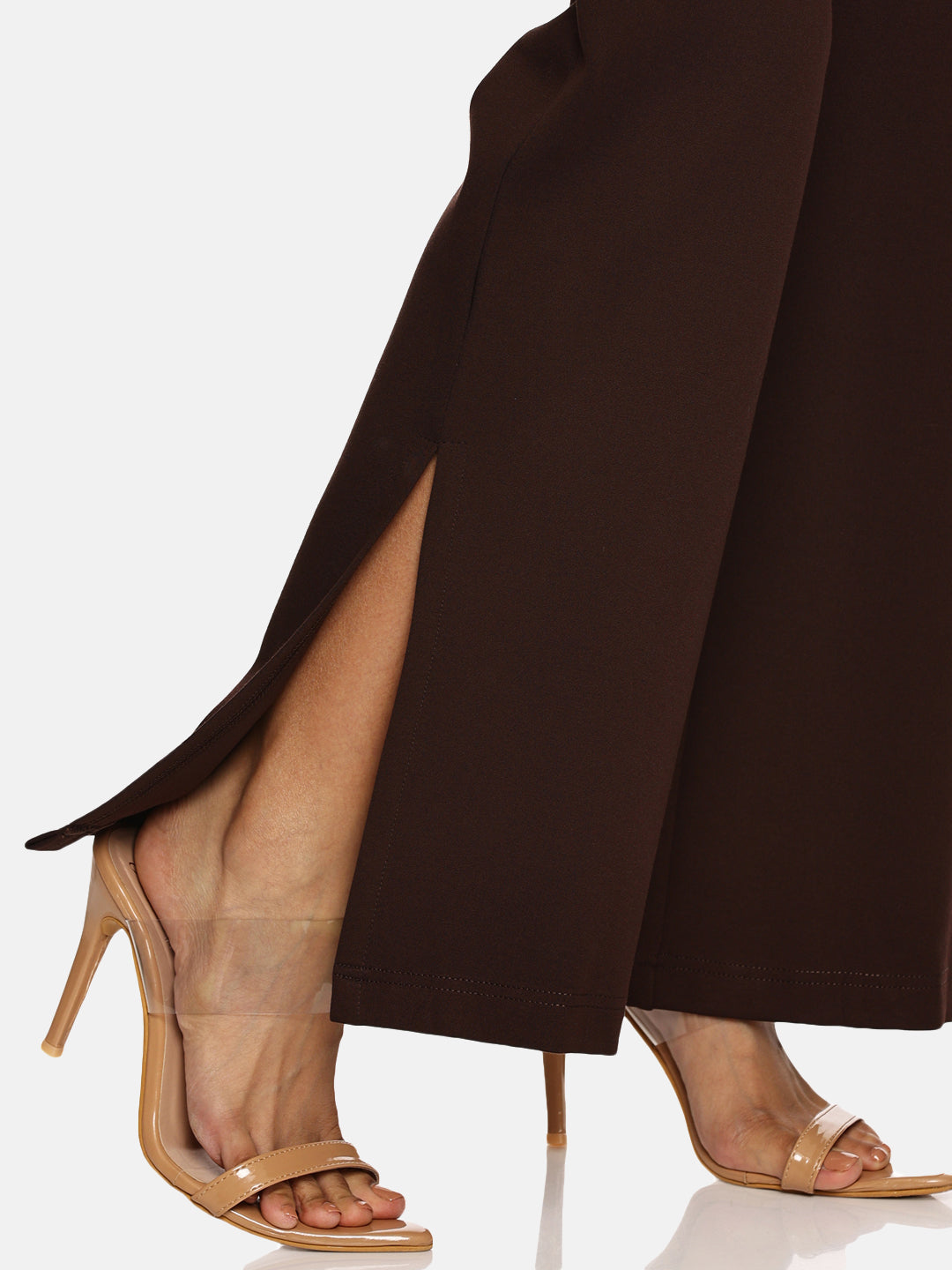 IS.U Mocha Flared Slit Pant