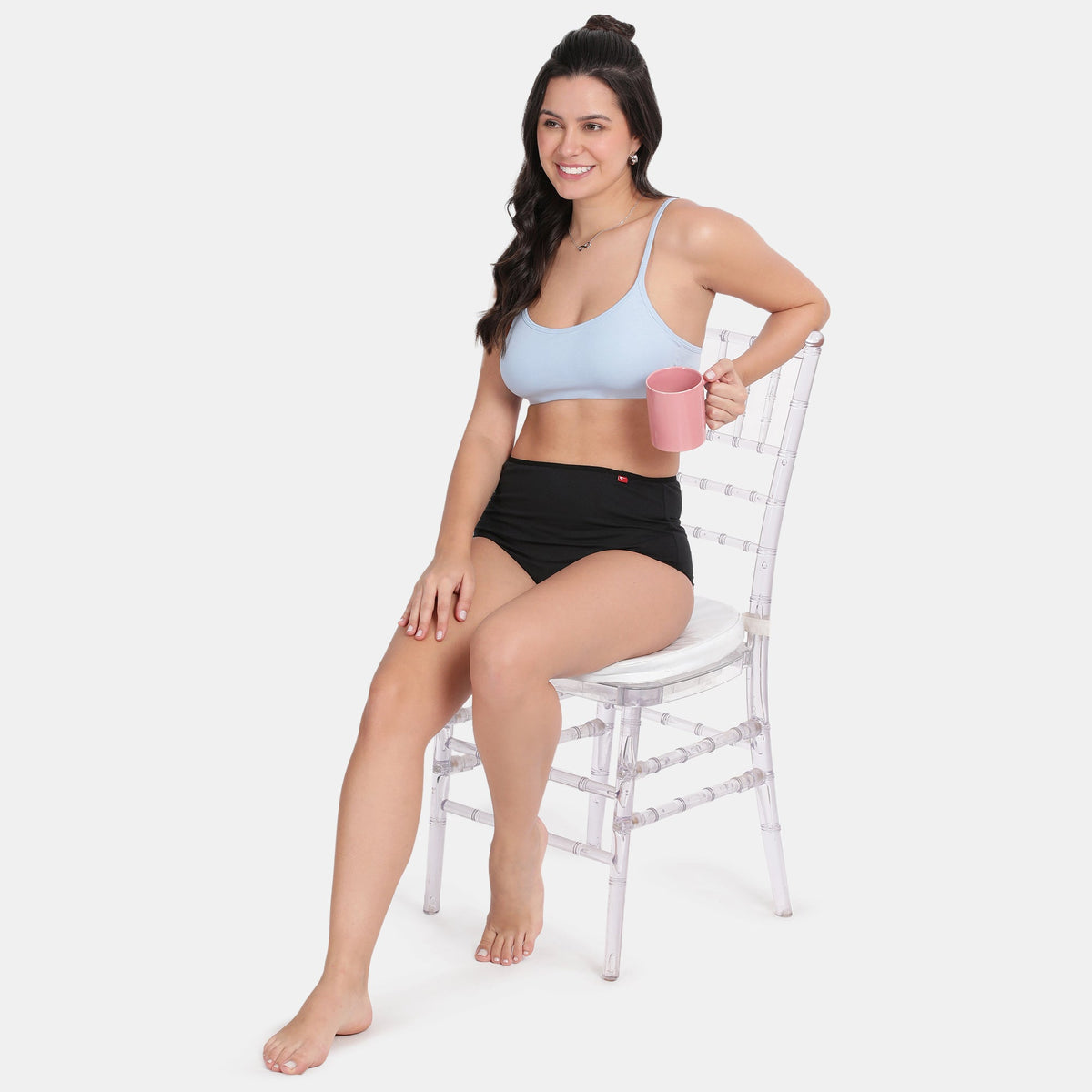 Enerve Pack Girls Non-Padded Non-Wired Full Coverage Teenage Bra