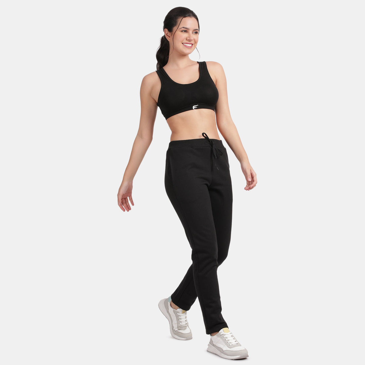Envie Padded Non-Wired 3/4th Coverage Racerback Sports Bra