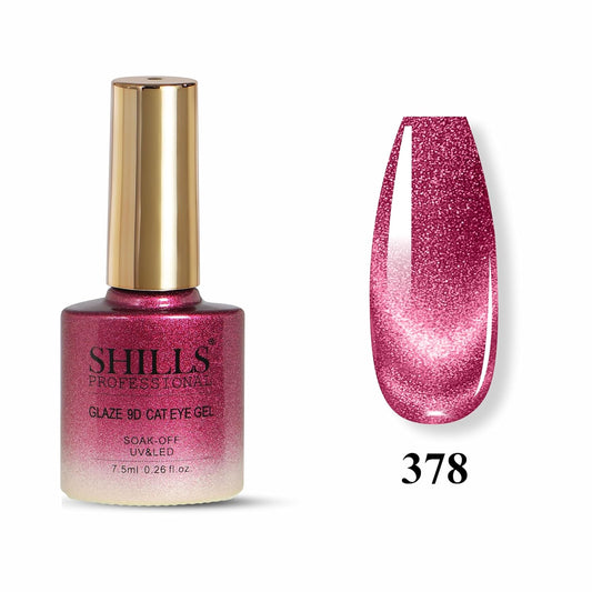 SHILLS PROFESSIONAL GLAZE 9D CAT EYE GEL POLISH - 378