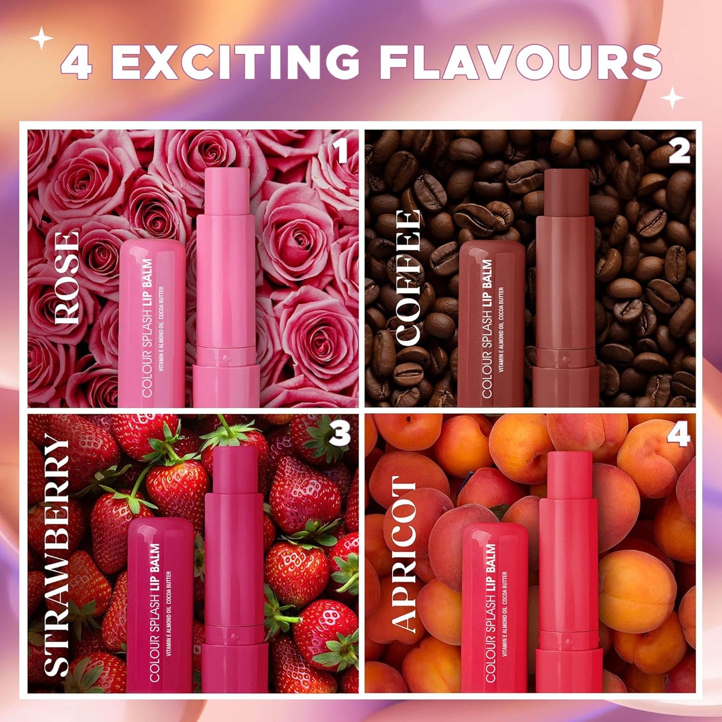 HILARY RHODA Colour Splash Lip Balm - Strawberry 4.5 GRAM