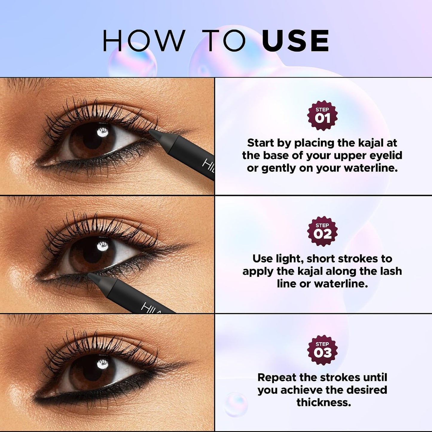 HILARY RHODA Ultra Black Kajal 1.2 GRAM