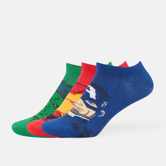Men’s Marvel Character Themed Ankle Socks SocksXpress