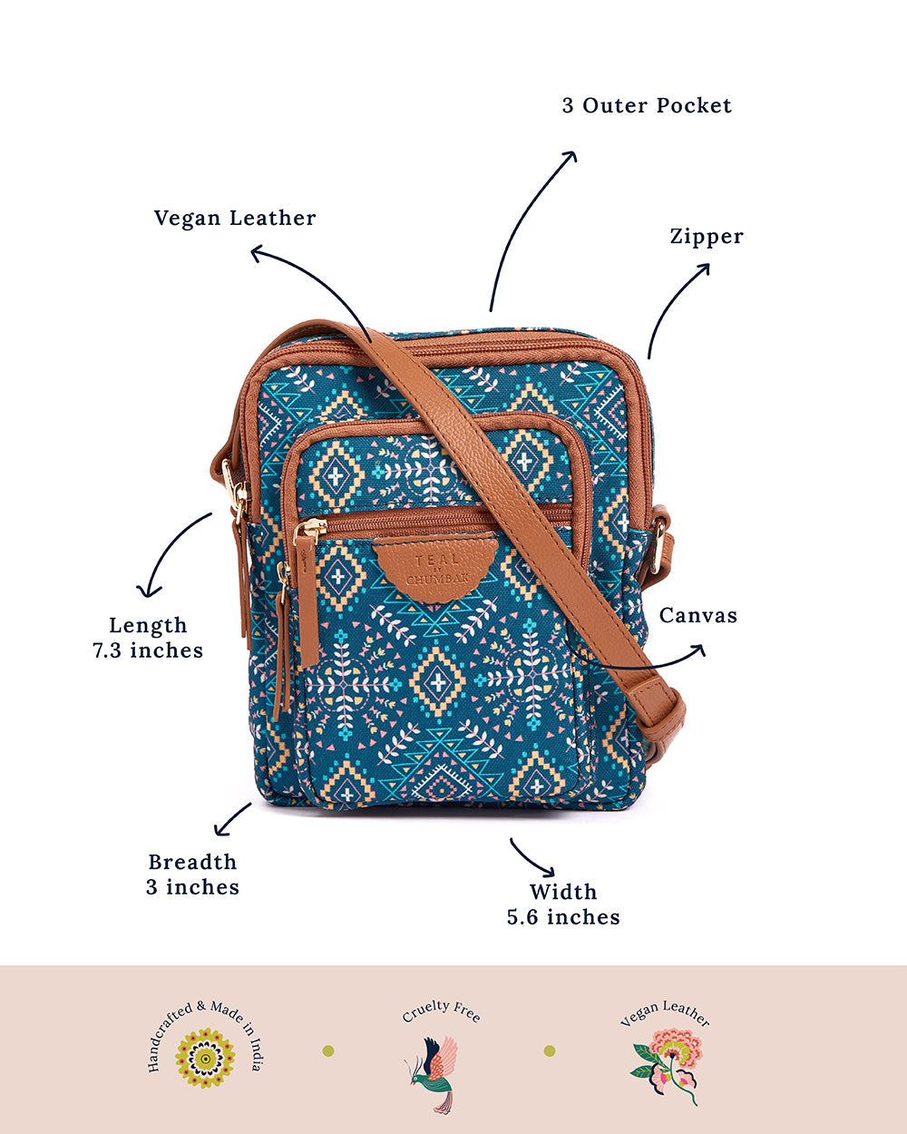 Aztec Wallet Sling Bag