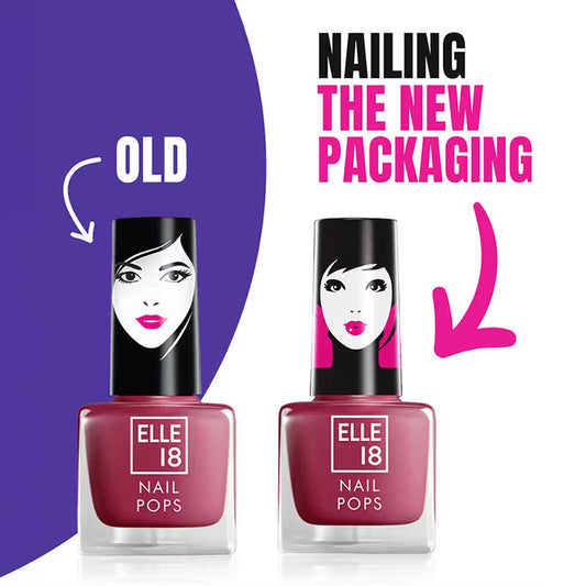 Elle 18 Nail Pops Shade 46 Nail Polish 5 MILLI_LITRE