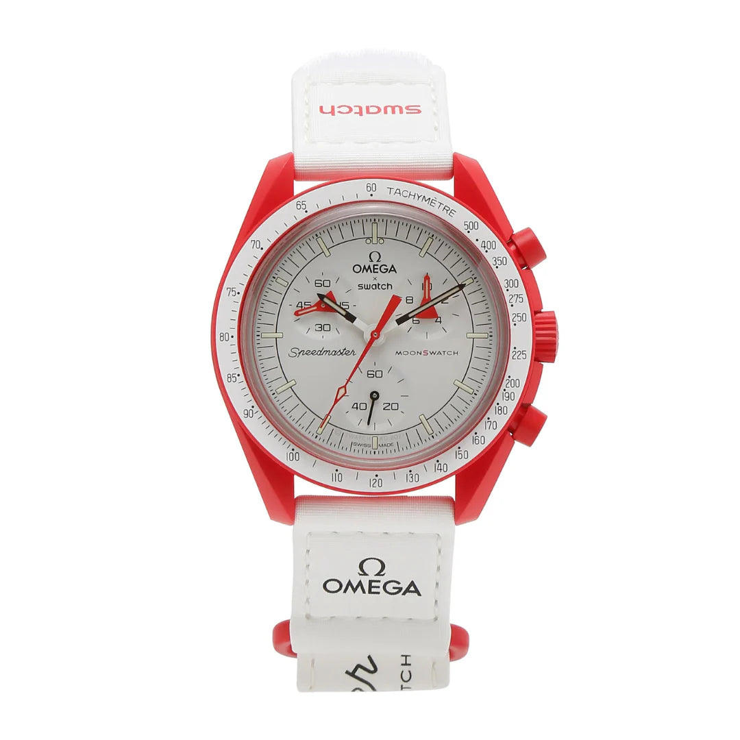 Swatch x Omega Bioceramic Moonswatch Mission to Mars