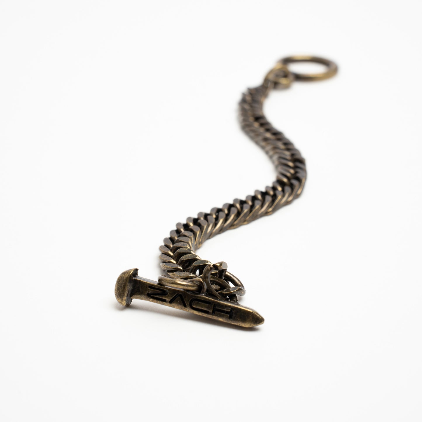 Spiga Chain Bracelet - 8Mm - Rustic Gold Zach