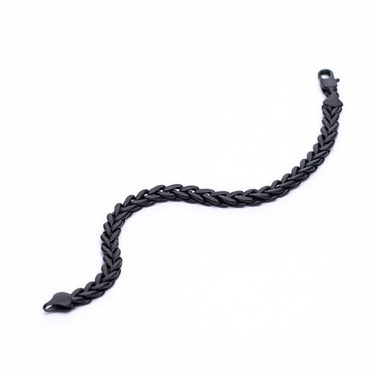 Vault Chain Bracelet - Matte Black Zach