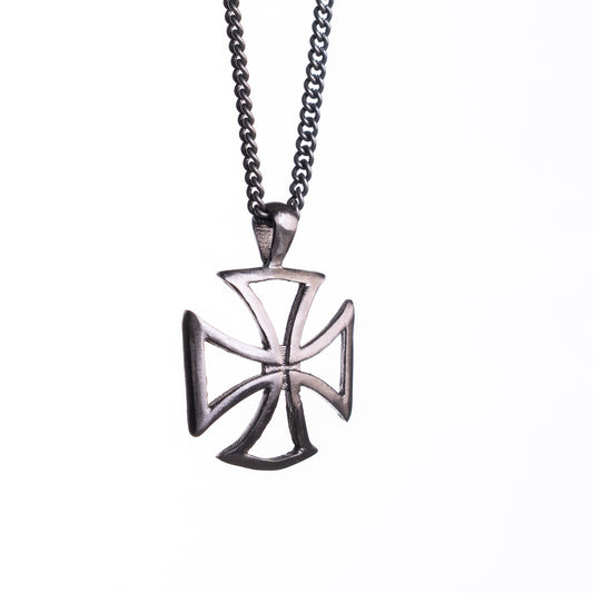 Templar Pendant - Rhodium Black Zach