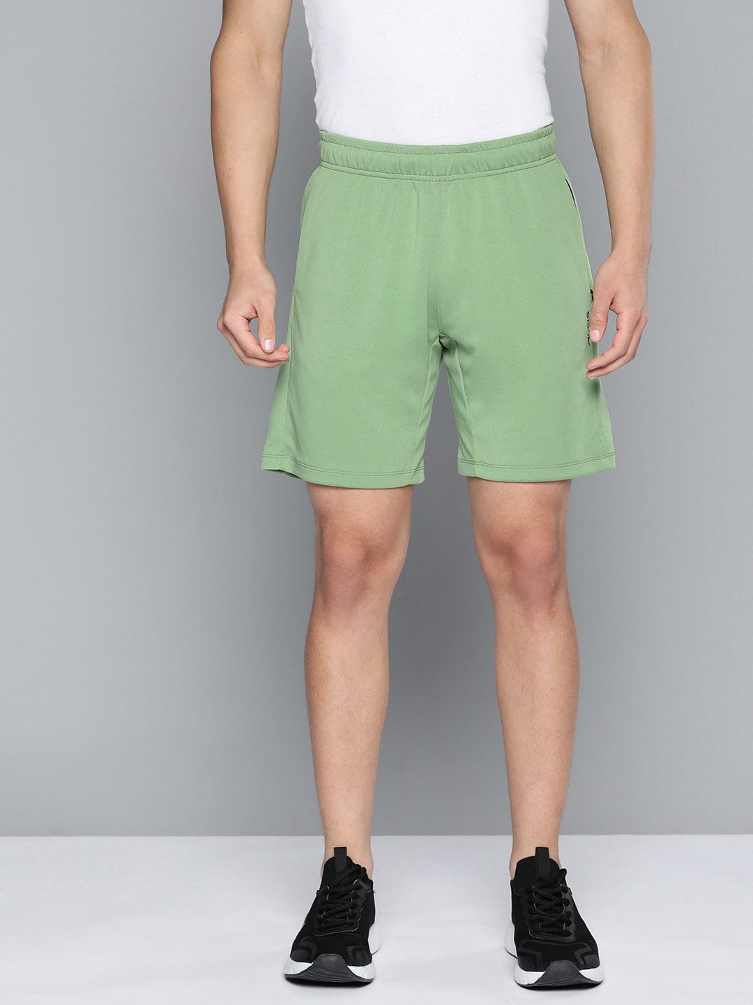 Alcis Men Solid Regular Fit Sports Shorts