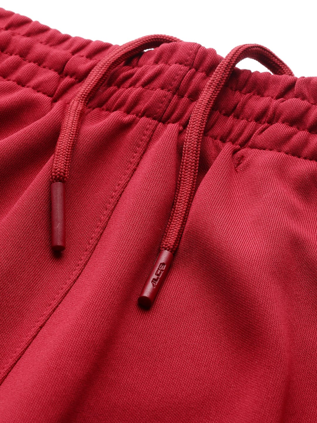 Alcis Men Red Slim Fit Drytech+ Running Sports Shorts
