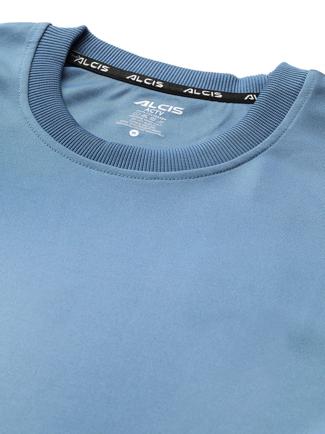 Alcis Men Blue Solid Sweatshirt