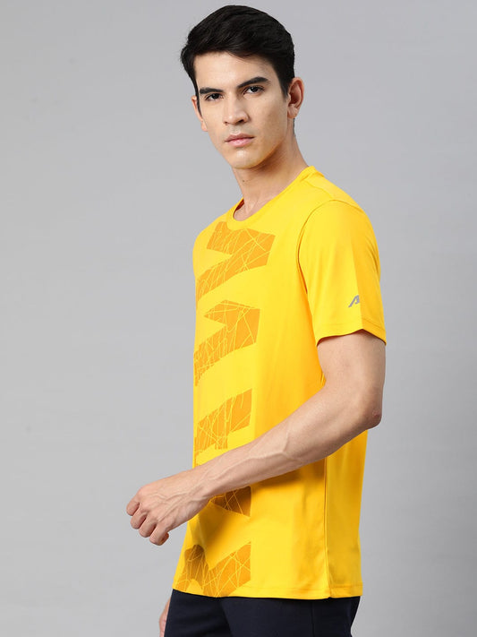 Alcis Men Typography Printed Slim Fit T-shirt