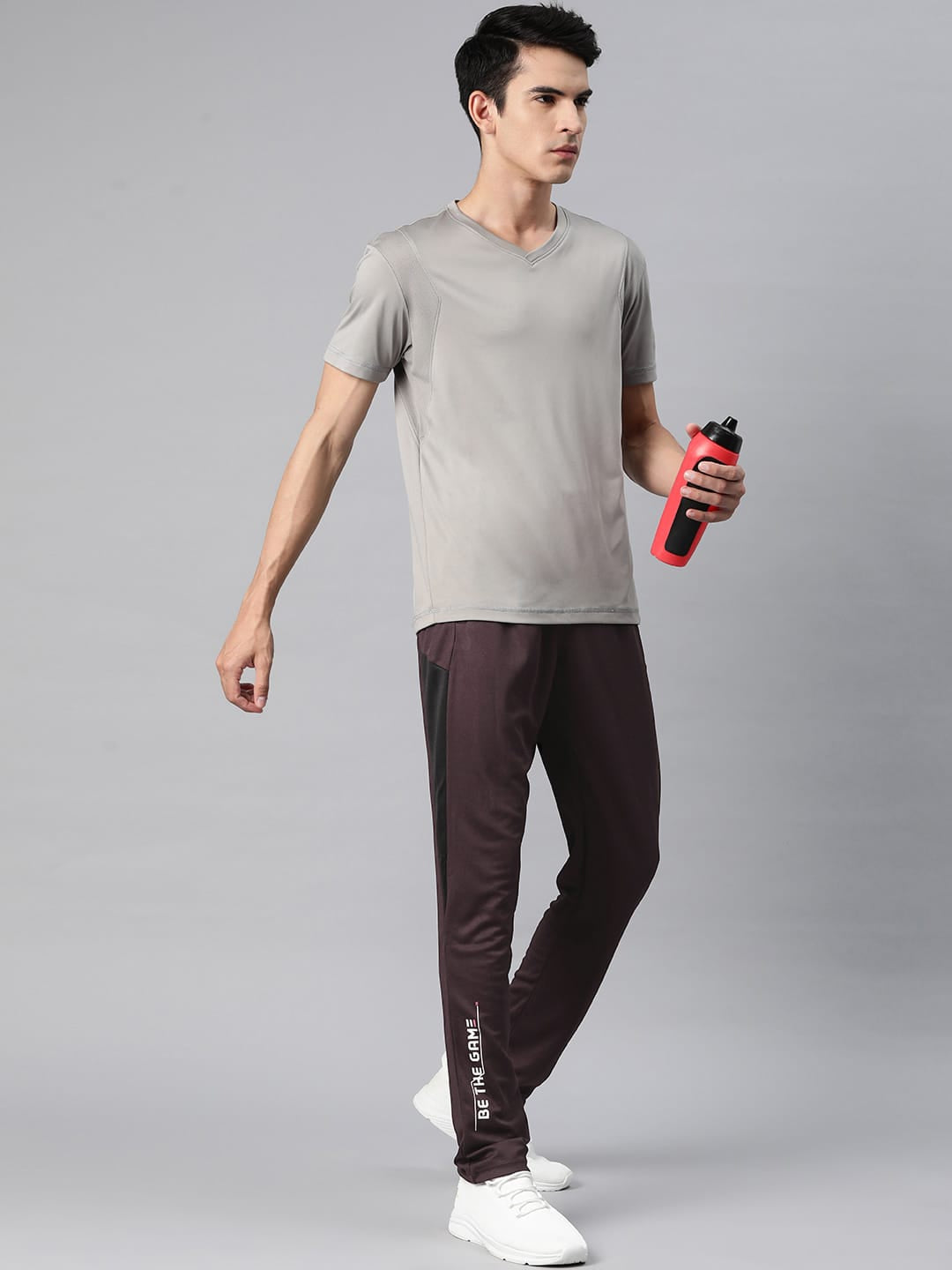 Alcis Men Typography Printed Slim Fit Track Pants