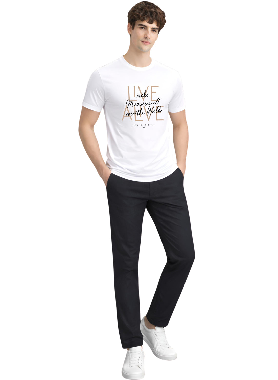 ADRO Printed Tshirt for Men | Cotton Printed T-shirt | Regular Fit Casual Mens T-Shirts | Premium Summer Tshirts