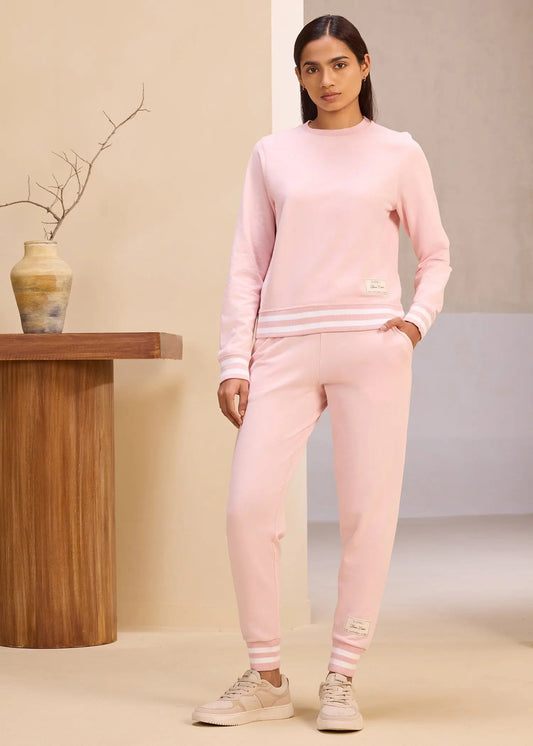 Yarn Dyed Rib iCotton Sweatshirt Alonge