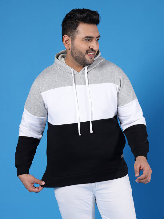Colorblock Hooded Sweatshirt