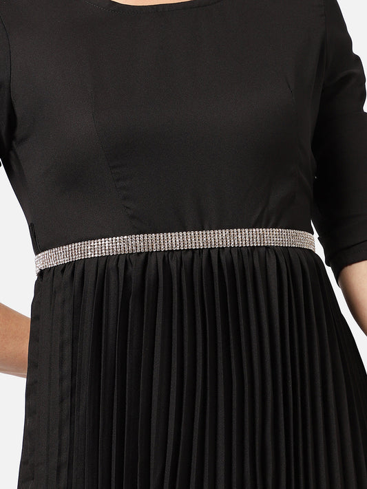 Silver Textured Waist Belt