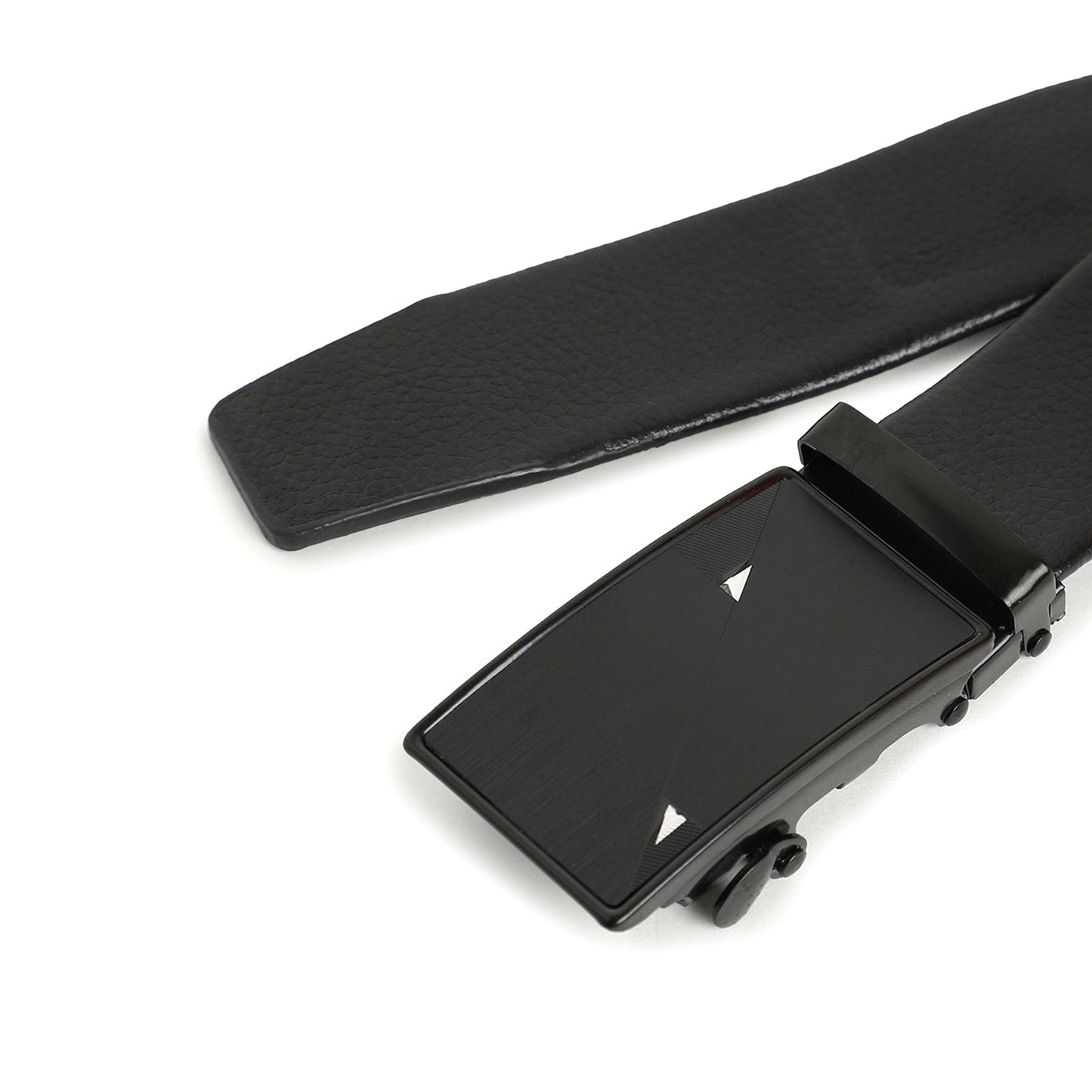 Men Black Solid Waist Belt