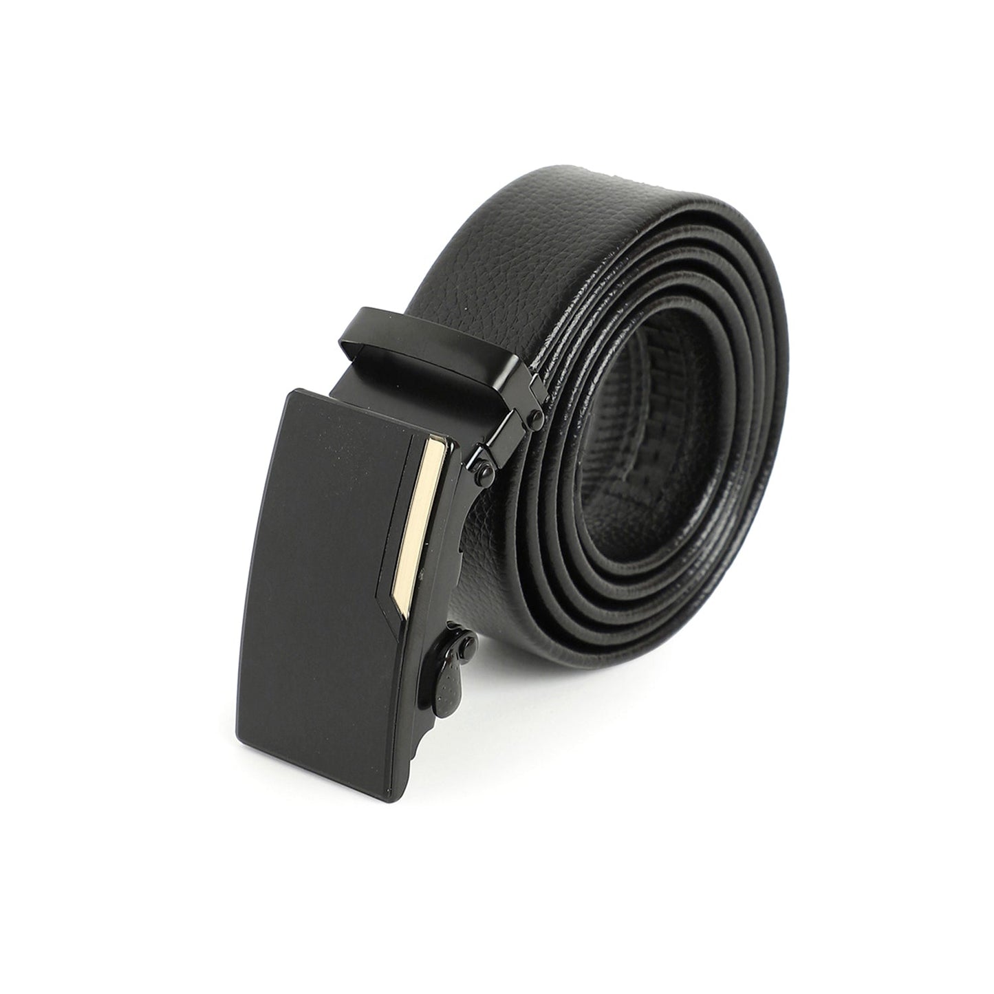Men Black Solid Waist Belt