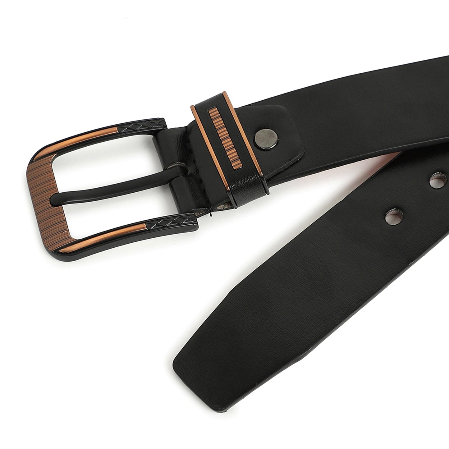 Men Black Waist Belt