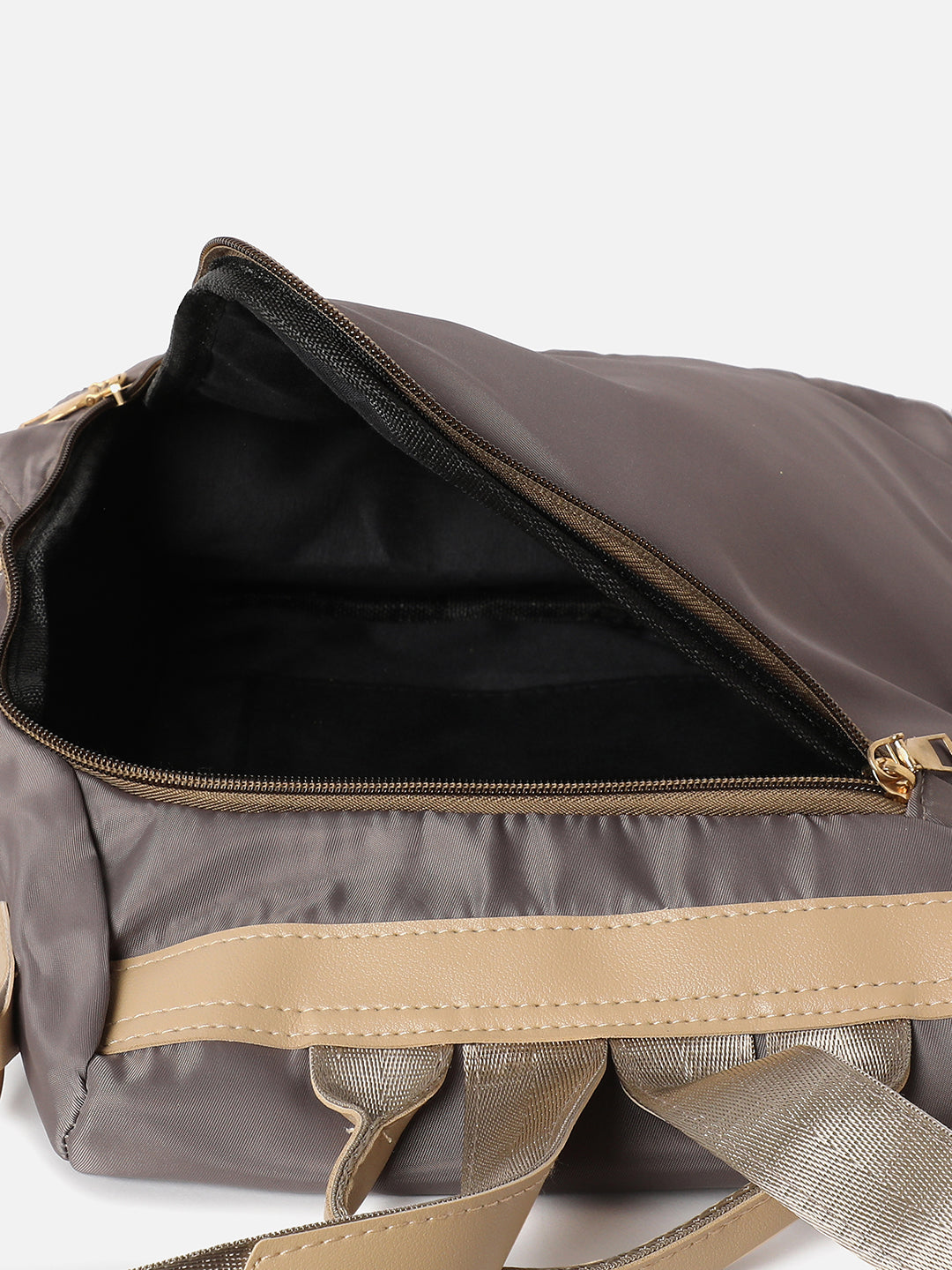 GREY PRINTED BACKPACK