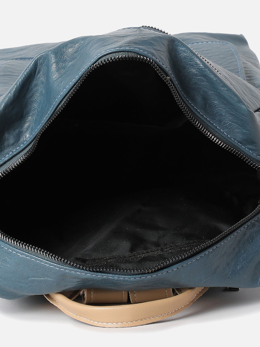 TEXTURED BLUE BACKPACK