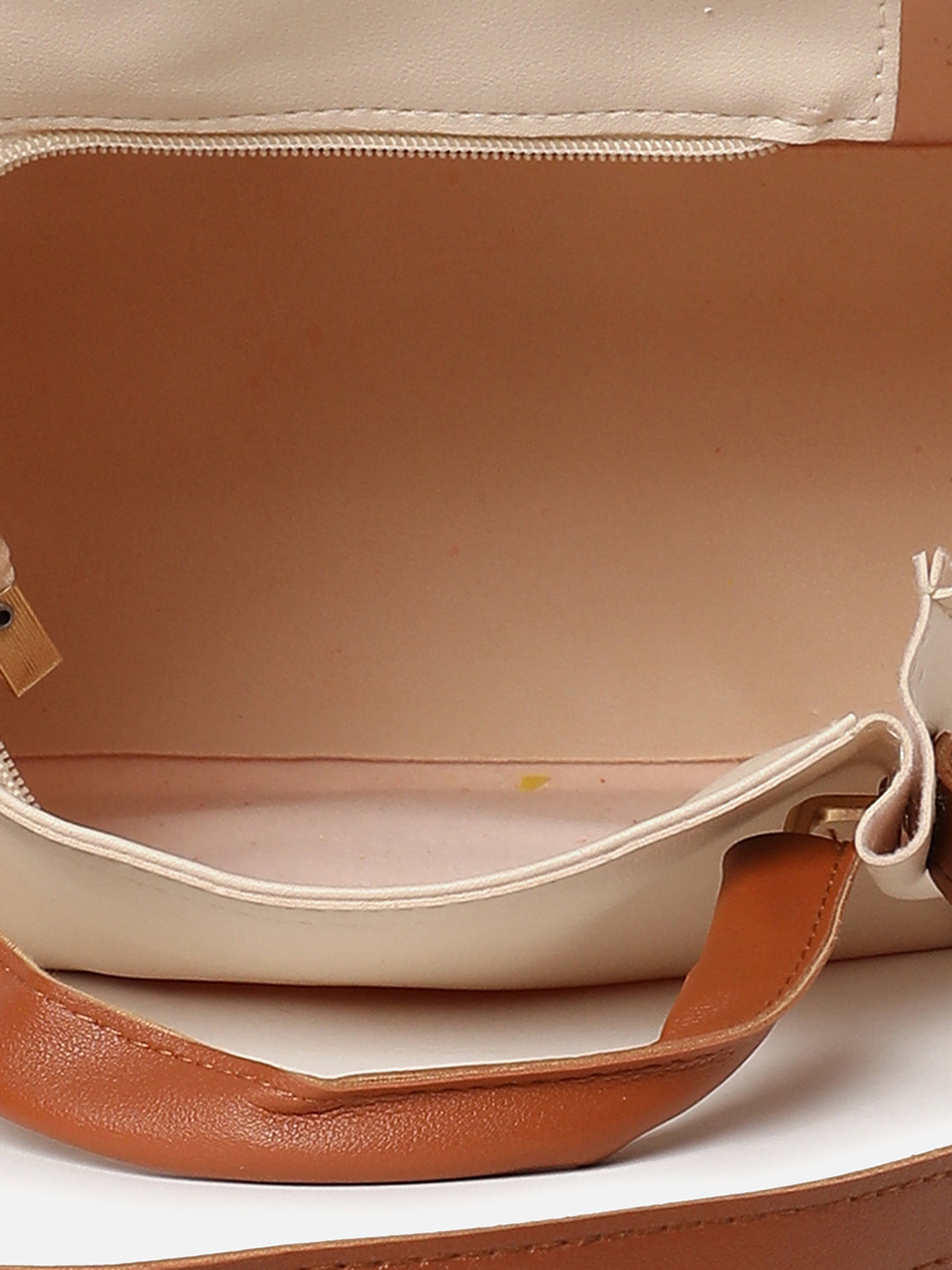 Bianca White Handbag & Pouch