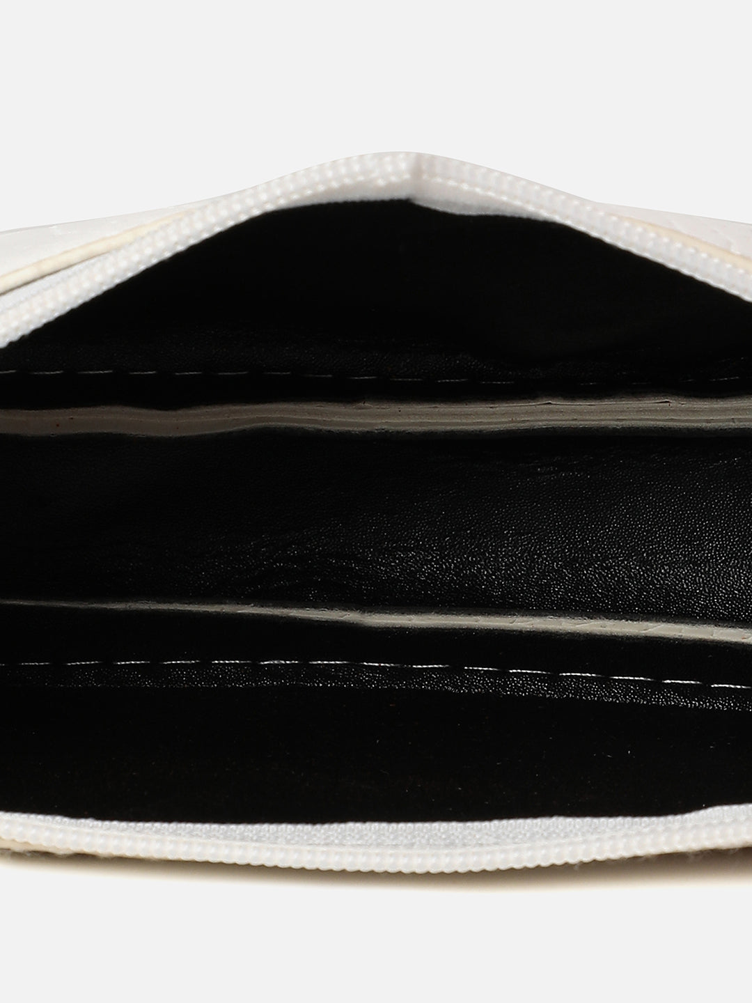 SOLID WHITE SHOULDER BAG